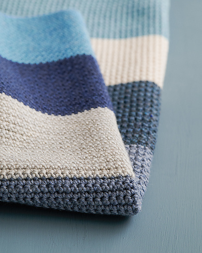Crochet Super Easy Baby Blanket in Daily Wool photo 4