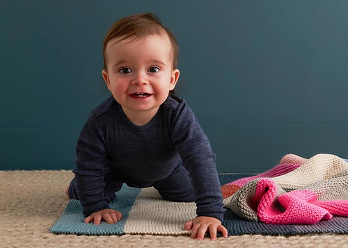 Super Easy Baby Blanket in Daily Wool Worsted photo 2