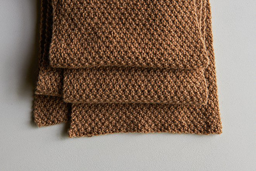 Dobbel Seeds-stikk Skjerf - Purl Soho