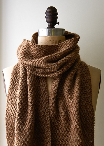 Dobbel Seeds-stikk Skjerf - Purl Soho