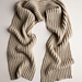 Two-Tone Mistake Rib Scarf pattern 