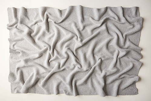 Double Seed Stitch Blanket in Cotton Pure photo 4