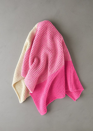 Colorblock Jute Stitch Blanket photo 2