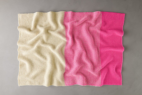 Colorblock Jute Stitch Blanket photo 5