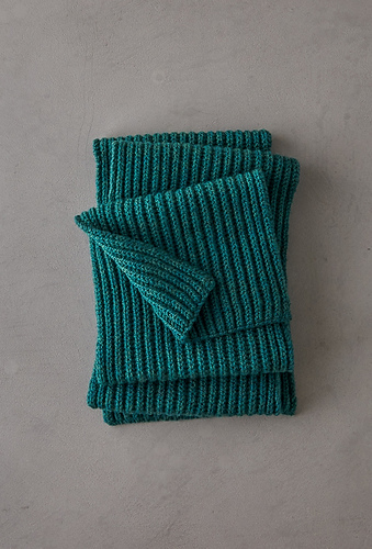 Brioche Scarf in Worsted Twist photo 4