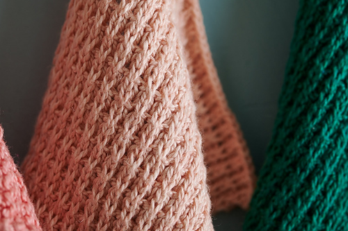Waffle Stitch Washcloth + Hand Towel In Santolina photo 8