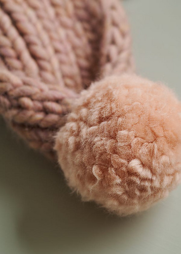 Two-Tone Pom Pom Hat + Scarf photo 6