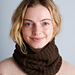 Mistake Rib Cowl In Simply Yak pattern 
