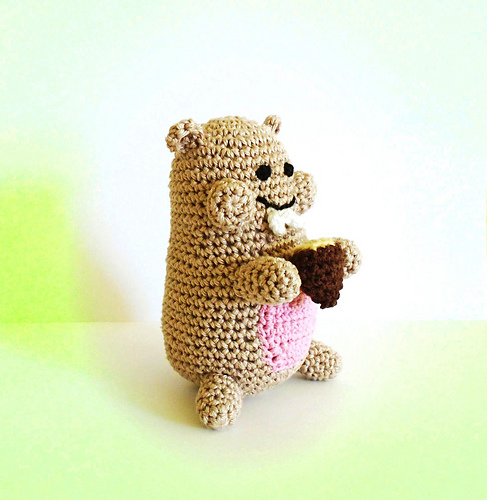Hamster with hazelnut photo 2
