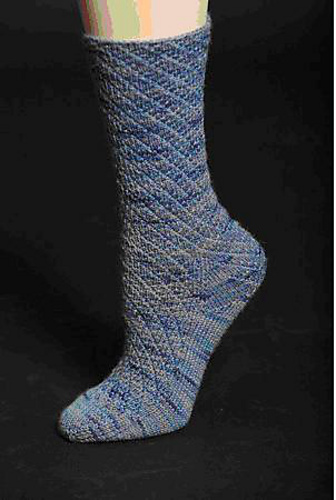 Ravelry: Swirling Rib Socks pattern by Jean Knapp