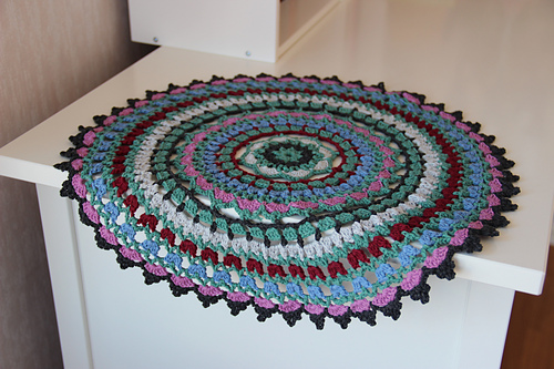 Autumn Spice Mandala Doily photo 12