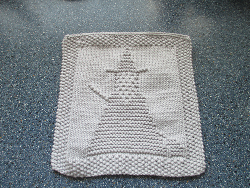 Simple Witch Dishcloth photo 3
