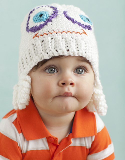 Ravelry Octopus Blanket and Hat pattern by Michele Wilcox