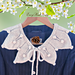 Woodland Leaf Collar pattern