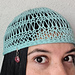 Cleo mesh hat 2 agujas pattern 