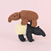 Mini Tapir Cousins Floyd and Elena pattern 