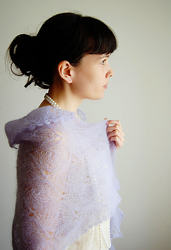 Lilaceous Shawl