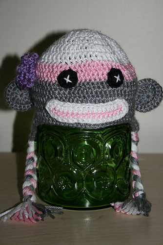 Toddler Sock Monkey Hat photo 4