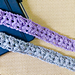 Easy Puff Stitch Bookmark pattern 