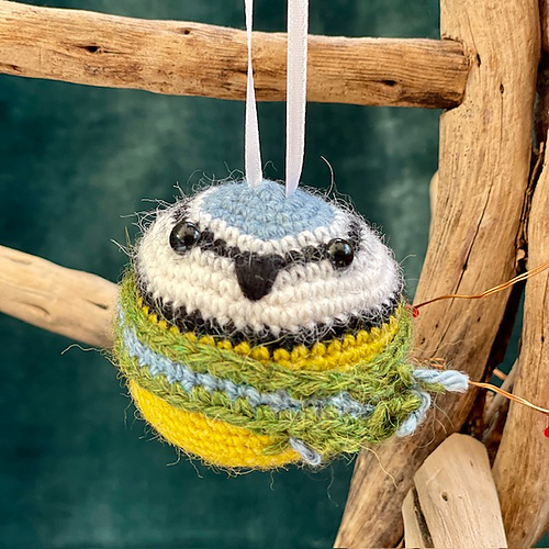 Blue Tit Christmas Decoration