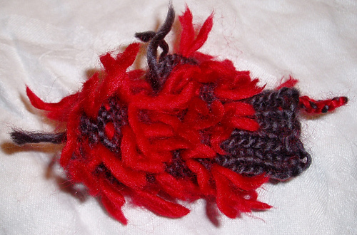 Tiny Thrummed mitten photo 2