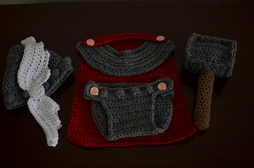 Newborn God of Thunder Outfit Thor photo 7