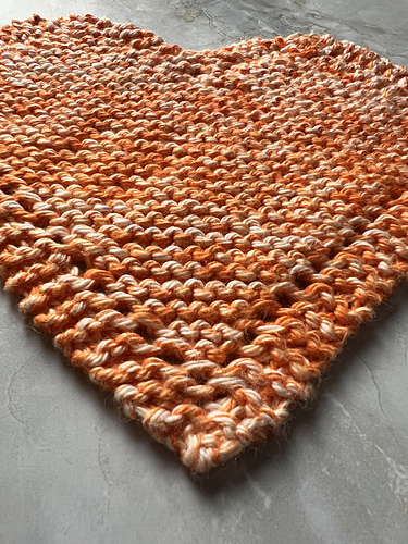 Classic Heart-Shaped Dishcloth