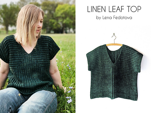 Linen Leaf Vest - Elena Fedotova