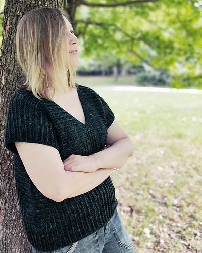 Linen Leaf Vest - Elena Fedotova