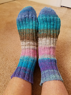 Pair #2 is made up of socks #1 & 4. They match pretty well.