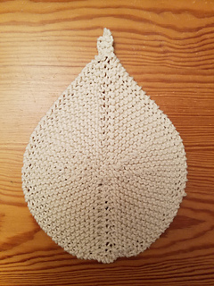 Modified Garter Stitch Leaf