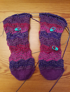 Vic's socks- the fronts