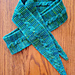Skinny Cable Scarf pattern 