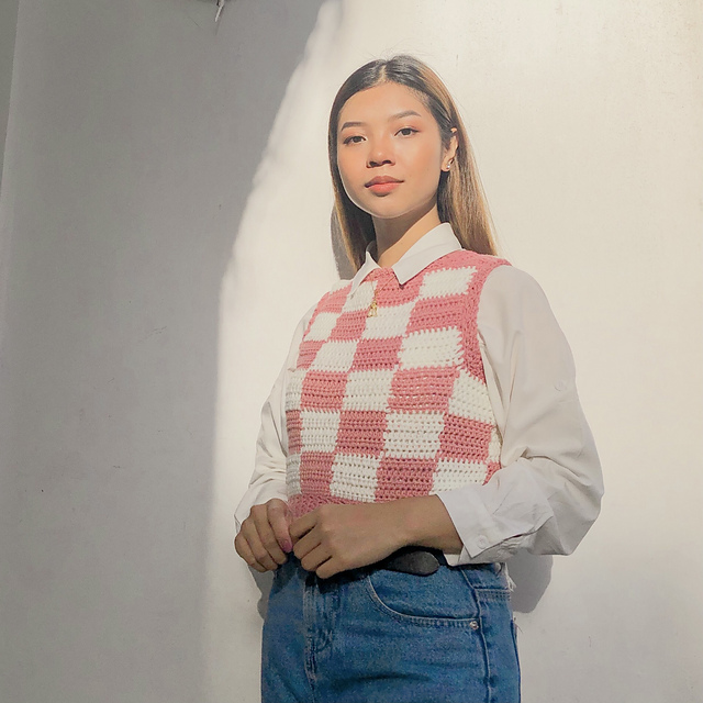 Ravelry: Checkmate Vest (Checkered Vest 