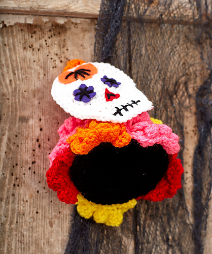 diy sugar skull headpiece