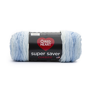 Red Heart Super Saver Ombre Yarn-Deep Teal