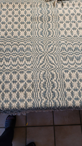 crappy piece, fulled. Note elongation.