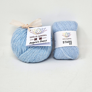 "Angora's Finest" und "Stars" von Lotus Yarns