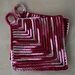 Melierter viereckiger Topflappen  pattern 