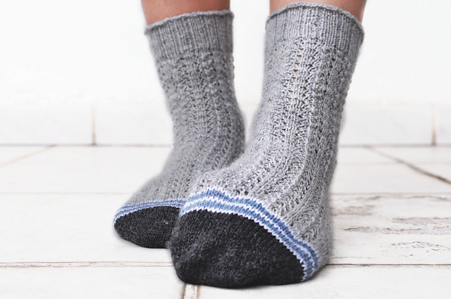 Ravelry: rililie's ShellSocks in blue
