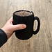 Coffee Mug Scarf pattern 