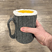Beer Mug Scarf pattern 