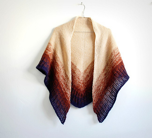 garter shawl