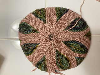 Crown before closing with yarn tail