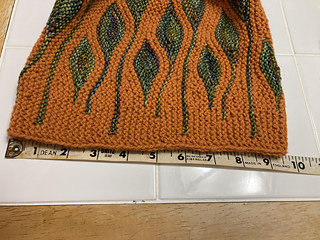 19” circumference burnt orange hat