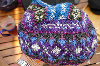 eingestrickte Armkugel