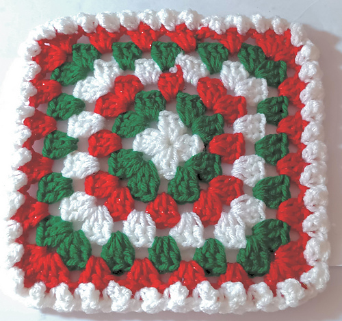 Ravelry: Ruth's Christmas Granny Square pattern by Ruth Brown Edwards