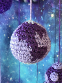 Solar System Mobile Crochet Pattern by Ruth Haydock