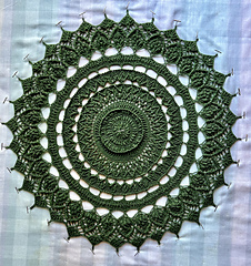 Pinned out. 18” diameter