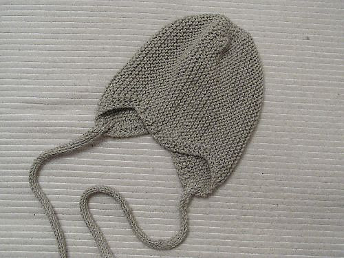 b14-16 Baby Aviator Hat, scarf and mittens photo 2